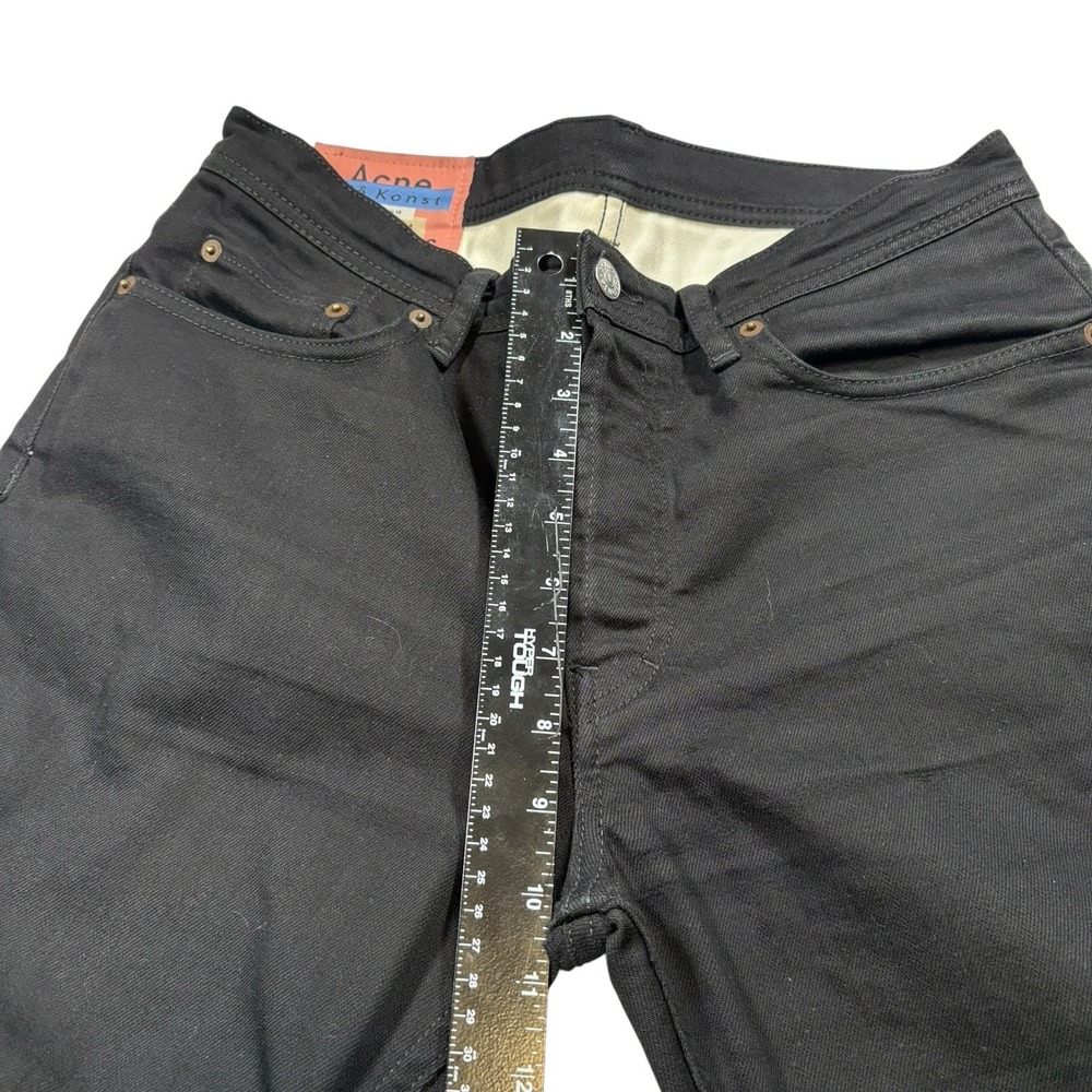 Acne Studios Jeans Men‎ Tagged 31x34 Black River Stay Slim Tapered Stretch - Picture 7 of 11